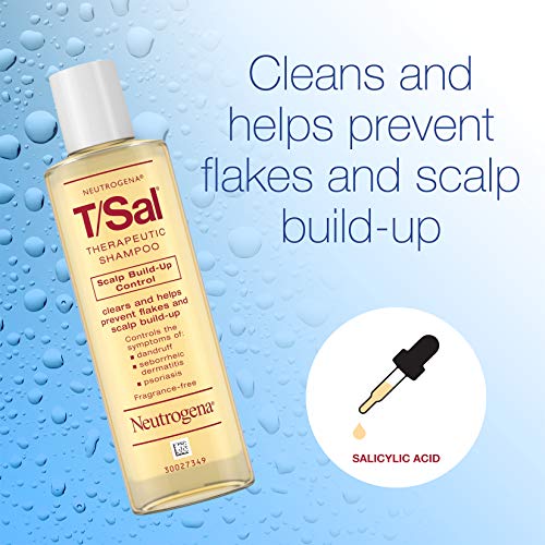 Neutrogena T/Sal Therapeutic Dandruff & Scalp Build-Up Control Shampoo 4.5 fl oz Pack of 2