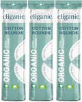 Cliganic Organic Cotton Rounds 300 Count Makeup Remover Pads