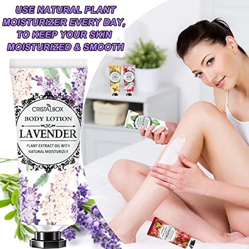 36 Pack Lotion for Dry Skin,Body Lotion for Women and Men,Easter Basket Stuffers,Appreciation Gifts,Natural Plant Scented Body Moisturizers,Travel Size Lotion Bulk,Moisturizing Lotion with Shea Butter