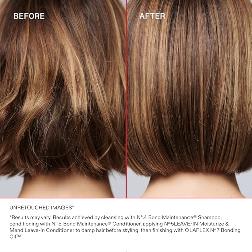 Olaplex N¨¬. 5 Leave-In Conditioner: Moisturizes & Mends Split Ends | Reduces Breakage & Repairs, Protects Damaged Hair | For Coily, Curly, Straight, and Wavy, Stocking Stuffers, 100 mL / 3.3 Fl Oz