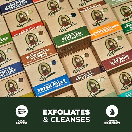 Dr. Squatch Soap Star Wars Soap Episode II - 4 Bar Bundle and Collector¡¯s Box - Legendary Lather, Sinister Scrub, Suds of Darkness, Resistance Rinse