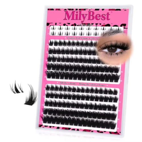 MilyBest Manga Lash Clusters with Spikes - 10-18mm D-Curl