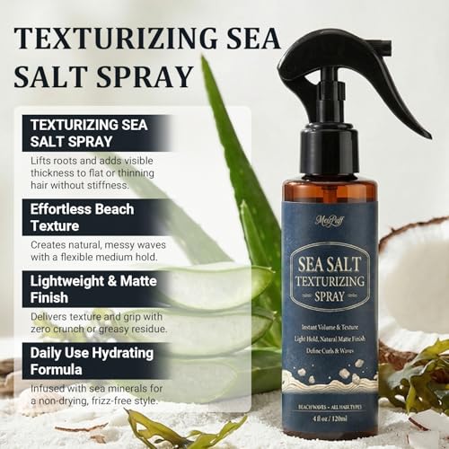Sea Salt Spray for Fine Hair – Volume & Texture Matte Finish