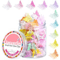 Butterfly Clips for Hair Glitter, Y2K Mini Cute Claw 50 Pcs