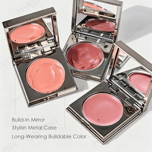 KYDA Rose Blush Balm - Lip & Cheek Tint, Buildable Dewy Glow