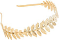 Gold Leaf Branch Bridal Hair Crown Headband