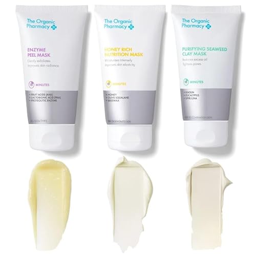 The Organic Pharmacy Honey Rich Nutrition Mask - Improved Honey & Jasmin Mask - for Dehydrated Skin, 60ml