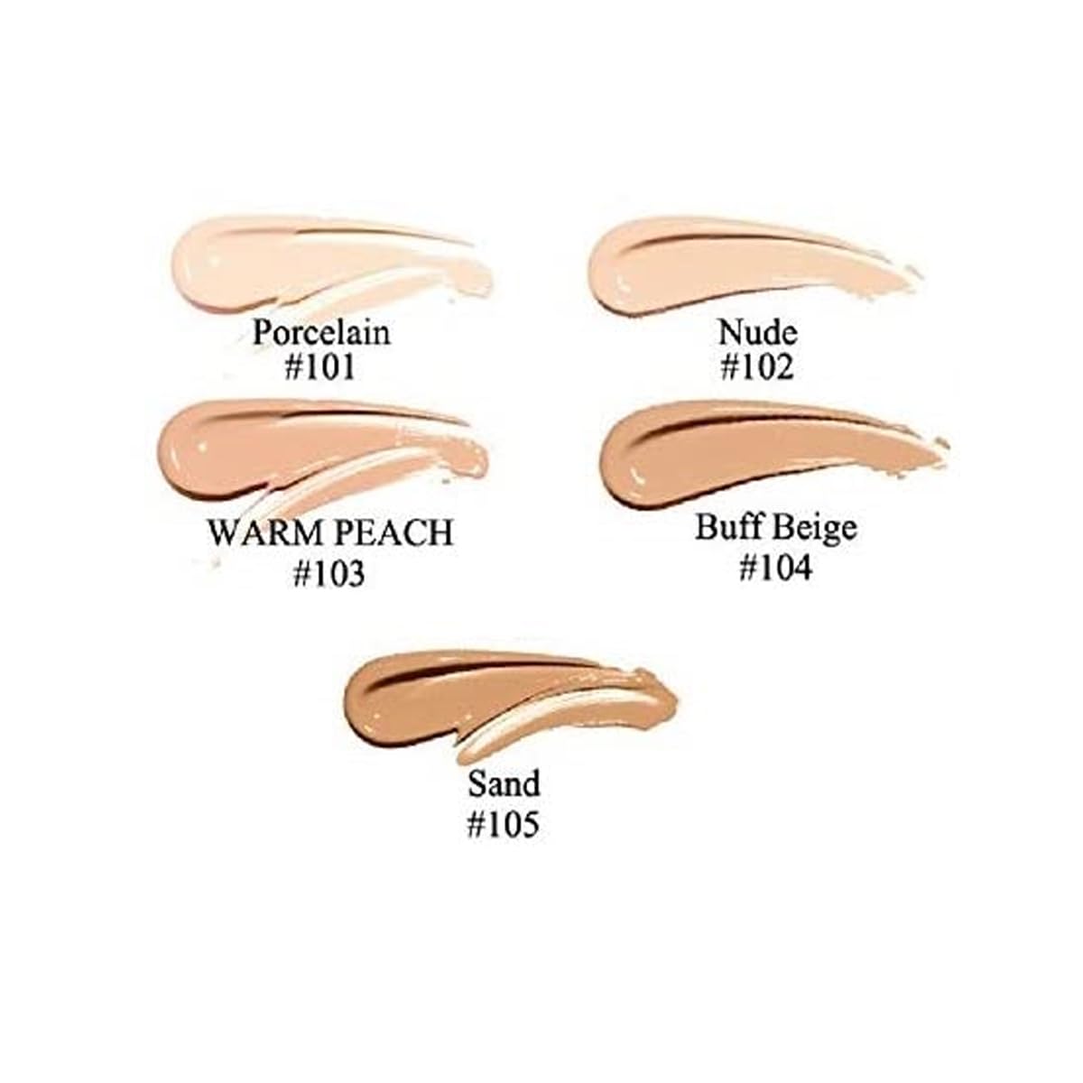 PHOERA Foundation,Natural Moisturizing Highlighting Matte Oil Control Flawless Concealer Foundation,Foundation Makeup,Full Coverage Foundation (105 Sand)