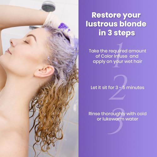 MOEHAIR Purple Toner for Silver & Gray Hair, 12 Fl Oz