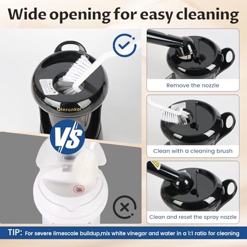 2-in-1 Hair and Face Steamer with Ozone – Personal Care at Home or Salon