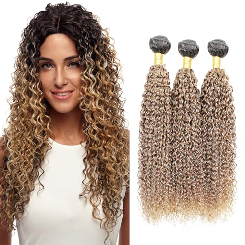 Kinky Curly 14" Bundles Brazilian Remy Hair for Black Women - 3 Pack