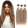 Kinky Curly 14" Bundles Brazilian Remy Hair for Black Women - 3 Pack