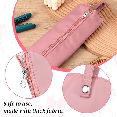 Heat Resistant Hair Iron Holder Travel Bag Pink