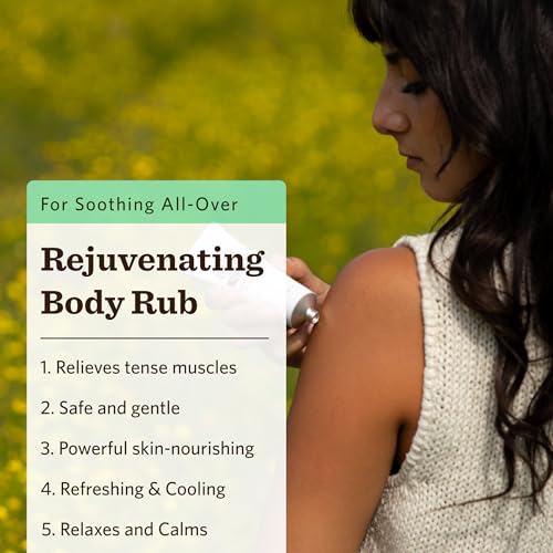 Moon Valley Organics Rejuvenating Body Rub from With Arnica, Mint, and Lavender - Salve For Soothing Sore Muscles - Moisturizing, Cooling Blend Designed for Relaxation - For Kids and Adults