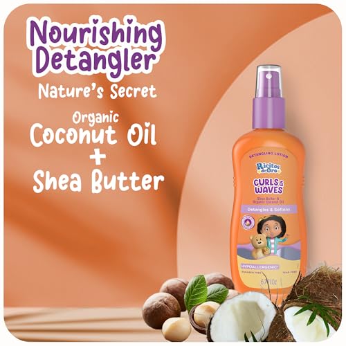 Kids Detangling Hair Spray with Shea Butter - Bouncy Curl & Frizz Control