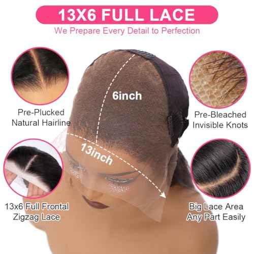 Water Wave Lace Front Wigs Human Hair 220 Density 13x6 HD Transparent Lace Frontal Wigs Human Hair Pre Plucked with Baby Hair 22 Inch Curly Lace Front Wigs for Women