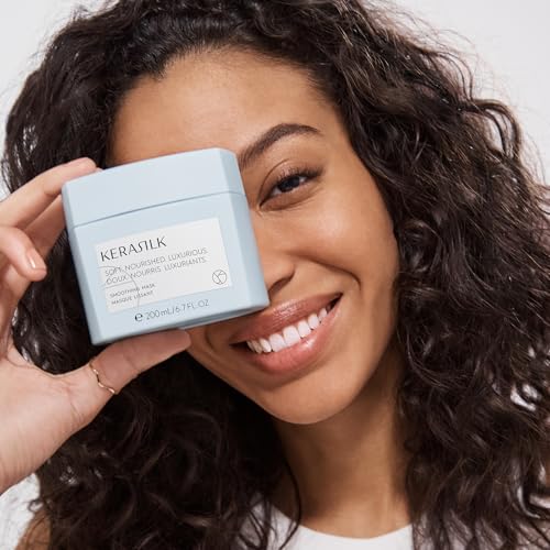 Kerasilk Smoothing Hair Mask - Frizz Control & Deep Nourishment for Coarse Hair 200ml