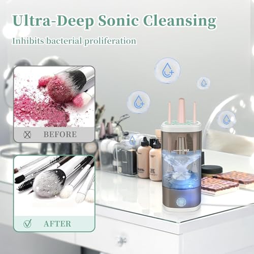 Electric Makeup Brush Cleaner - Automatic USB Portable