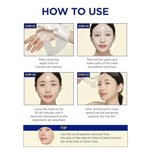 CKD Vita C Teca Hydrogel Face Mask (5 Pack) ? Korean Jelly Mask with Vitamin C & Centella Asiatica for Glass Glow Skin and Hydration.