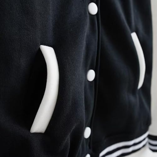 Jeecoin Kids Baseball Jackets Boys Girls Varsity Bomber Jacket Casual Lightweight Sports School Jacket
