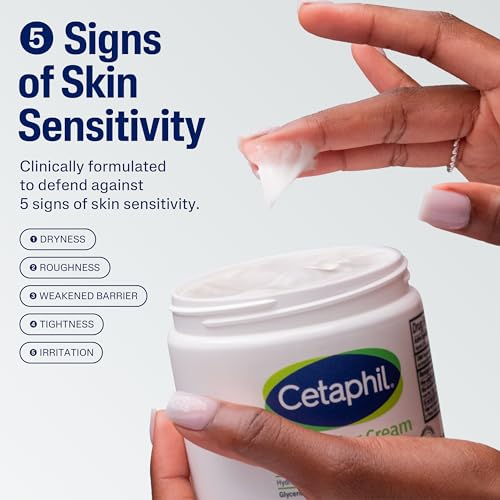 Cetaphil Moisturizing Cream for Dry Skin, 16oz 2-Pack