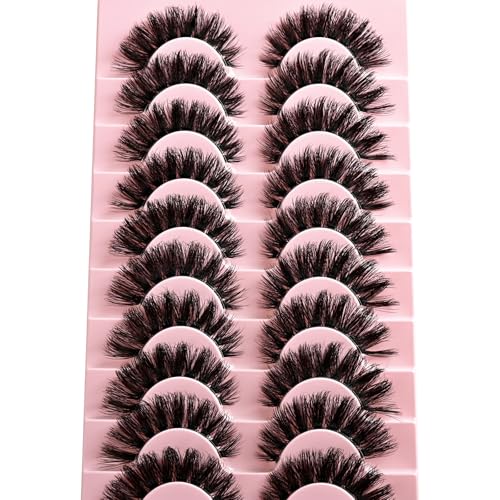 Wispy Cat Eye False Lashes - Natural Volume Faux Mink