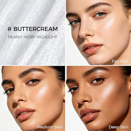 Pearly Ivory Cream Highlighter Stick | Buildable Glow