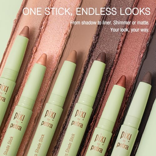 Pixi Beauty Endless Shade Stick | MatteCognac | Long-Wear Creamy Eyeshadow Stick | Crease-Resistant, Easy-Glide & Blendable Color for Shadow or Liner | Matte & Shimmer Finishes | 0.05oz/1.5g