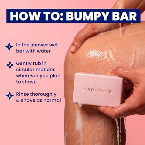 Megababe Bumpy Bar Pre-Shave Exfoliating Scrub, 4.5 oz