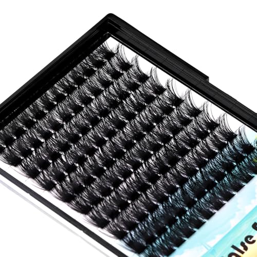 D Curl Cluster Eyelash Extensions 14mm Wide Stem | Dedila