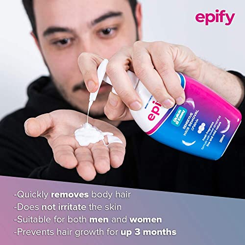Epify Intimate Hair Removal Cream 8.45 fl oz – For Pubic, Bikini & Sensitive Areas (Variation 1)