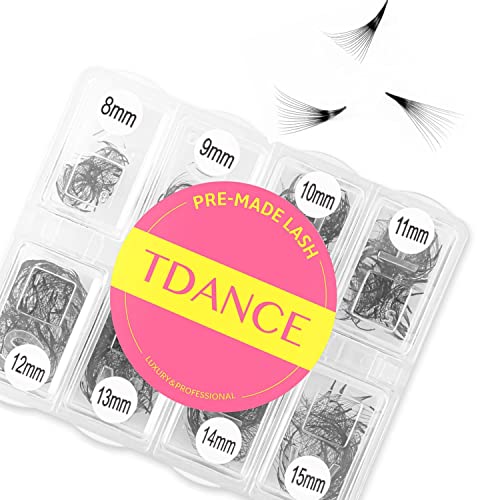 TDANCE 600 Premade Lash Fans 5D-24D Natural Volume Extensions