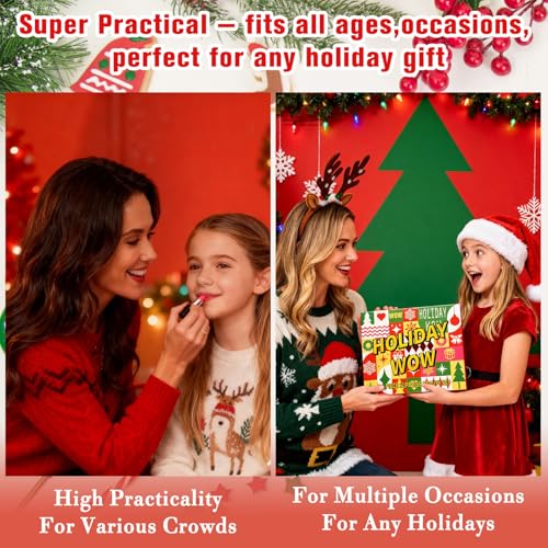 24pcs Makeup Kit with 24 Days of Individually Boxed Surprises - Gifts for Teenage Girls Teens & Women with Eyeshadow Eyeliner Pencils Contouring Lip Gloss Mascara, Highlighter