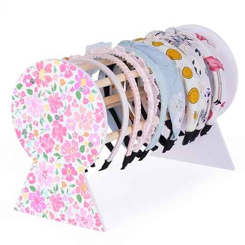 Basumee Headband Holder Hair Accessories Headbands Organizer for Girls Headband Display Hairband Storage Organizer Room Decor for Girls