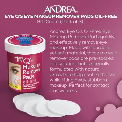 Andrea Eye Q Oil-Free Makeup Remover Pads 65ct