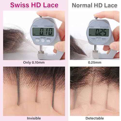 Skinlike HD Lace 5x5 Closure Human Hair Deep Wave Human Hair Closures for Black Women 12A Virgin Hair Pre Plucked Hairline Small Knots Invisible HD Lace Curly Closure 20 Inch