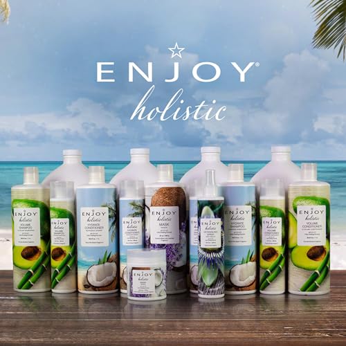 Enjoy Holistic Volumizing Blowout Gel for Fine to Medium Hair - Adds Texture & Definition, pH Balanced, 10.1 Fl Oz