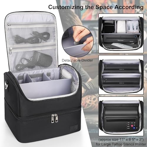 TANTO Tattoo Travel Case - Holds 54 Ink Bottles & Supplies