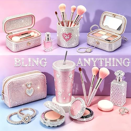 40,000 Pcs Bedazzling Rhinestone Kit with Glue & Tools