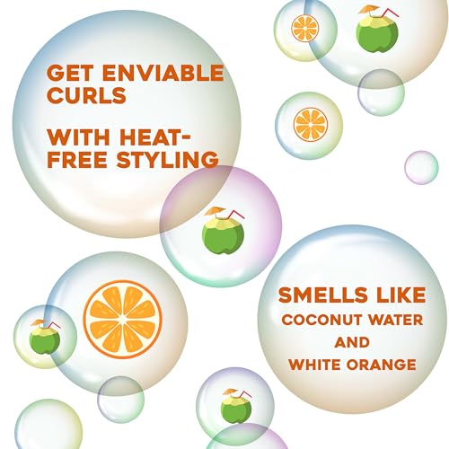 OGX Locking + Coconut Curls Air Dry Cream - Frizz-Control Hair Cream, 6 oz