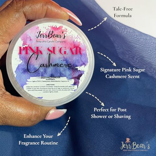 Pink Sugar Cashmere Talc-Free Body Powder, 4oz