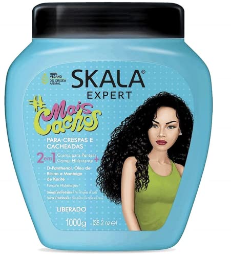 SKALA Mais Cachos for hair type 3ABC - 2 IN 1 Conditioning Treatment Cream & Cream To Comb 35.2oz