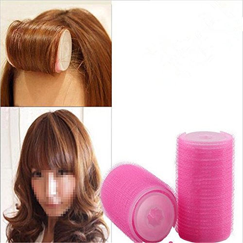 2-Piece Self-Adhesive Hair Rollers for Volume & Curling