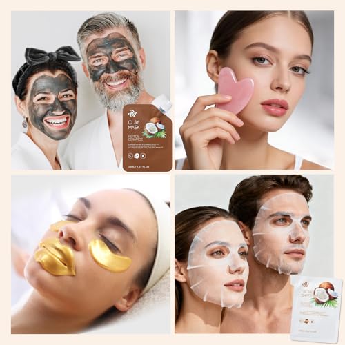 Valentines Day Gifts for Women & Men, 12pcs Vanilla Coconut Bath and Body Self Care Set, Spa Gift Basket, Bath Bomb, Parfume Lotion, Spa Kit, Hydrating Skin Care Set, Anniversary, Birthday, Christmas