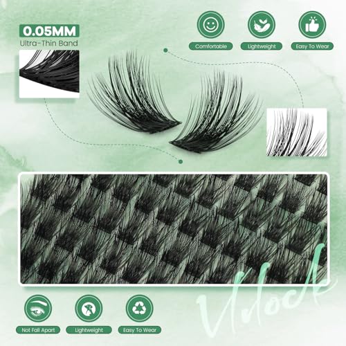 Lash Clusters DIY Extensions 8-16mm Natural Volume Lightweight