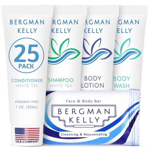 Bergman Kelly Hotel Toiletries Bundle - 125pc Guest Amenities Set