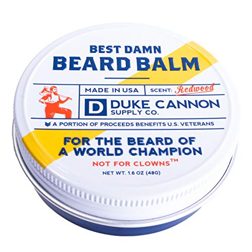 Duke Cannon Supply Co. Best Beard Bundle - 3 oz. Oil & 1.6 oz. Balm, Redwood Scent, Travel Size, 2-Piece Set