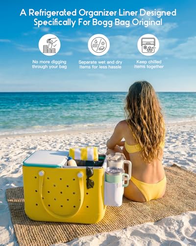 Bogg Bag Cooler Organizer Insert with Cup Holders