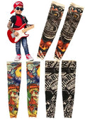 Kids Temporary Tattoo Sleeves - 3 Pack Arm Sleeves