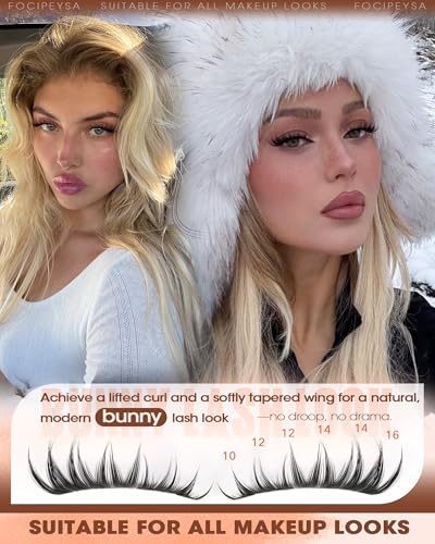 Focipeysa Wispy Manga Cluster Lashes 10-16mm C-Curl